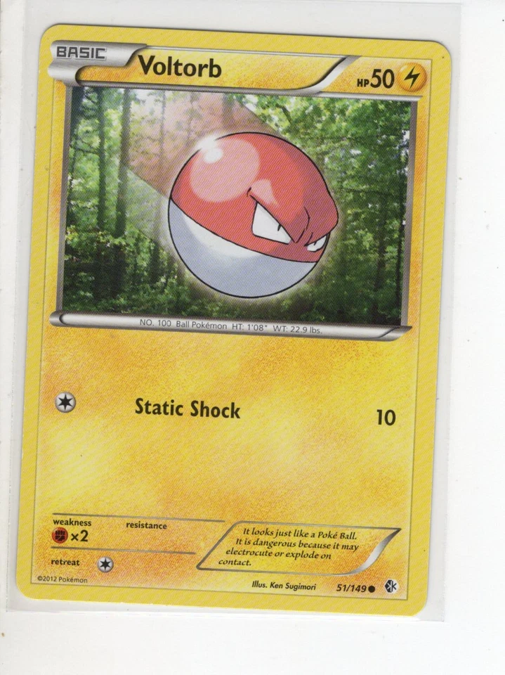 VOLTORB BOUNDARIES CROSSED SET POKEMON CARD 51/149 LP - Image 1 of 1