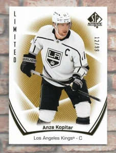 ANZE KOPITAR 2021-22 UPPER DECK SP AUTHENTIC GOLD SP INSERT # /99 NHL STAR - Bild 1 von 2