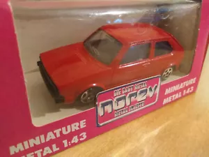 Norev Jet-Car Volkswagen VW Mk1 Golf 1:43 Red Portuguese Made Diecast Model MIB - Picture 1 of 9