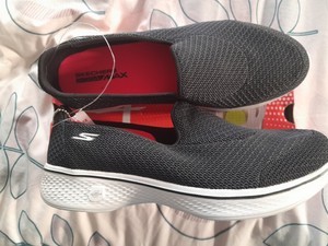 skechers go walk 4 ladies black