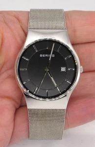 Bering 11938-002 Men's Classic Watch Stainless Steel Band Slim Sapphire Crystal - Picture 1 of 14