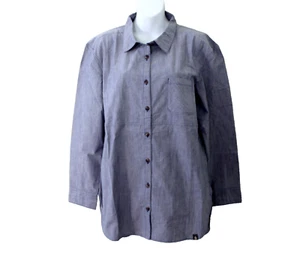 Camisa túnica tejida Stevie manga larga The North Face con botones talla S - Imagen 1 de 2