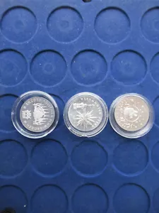 3x25 Euro 2021,2022,2023 (Geburt Christi /Herrnhuter Stern/Erzgeb. Schwibbogen - Bild 1 von 4