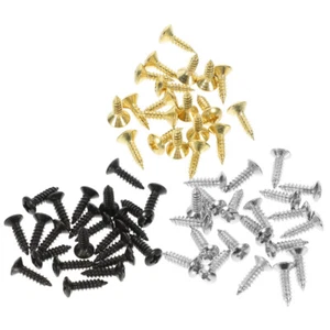 150 Pcs Guard Screw Pick Screws Black Electric Guitar Bass Pickguard - Picture 1 of 12
