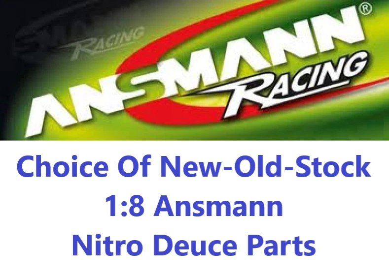 Choice Of New-Old-Stock Spare Parts For Nitro Ansmann Deuce 1:8 RC Car - Image 1 of 1