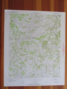 Mapa topográfico Sulphur Well Kentucky 1954 original vintage USGS - Imagen 1 de 1