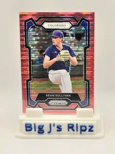 2024 Panini Prizm Baseball Red Pulsar Sean Sullivan Top Prospect 374/399 SSP - Picture 1 of 2