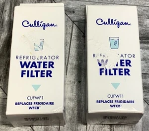 2 Culligan Refrigerator Water Filter CUWF1 Replaces Frigidaire WFCB - Picture 1 of 5