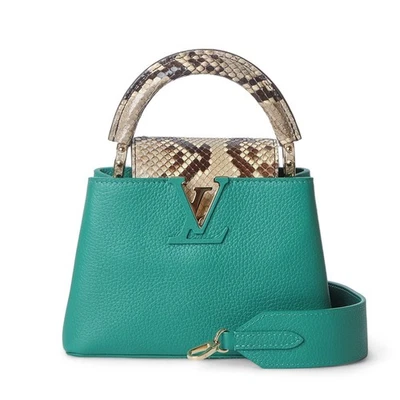 Louis Vuitton Sac croisé mini Capucine en Torillon N99386/32548 77491315 - Photo 1/4