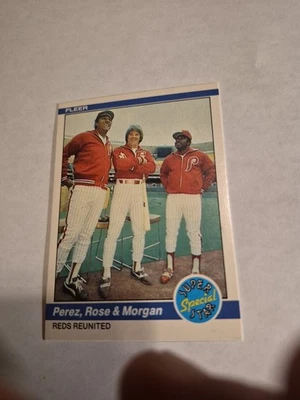ПИТ РОЗА, ДЖО МОРГАН, ТОНИ ПЕРЕЗ 1984 FLEER СУПЕР ЗВЕЗДА СПЕЦИАЛЬНЫЙ #636 - Изображение 1 из 2