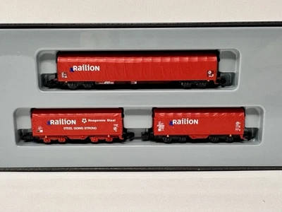 Marklin Mini-Club Z-Scale 82522, Dutch “Railion” Freight Car Set New - Image 1 of 4