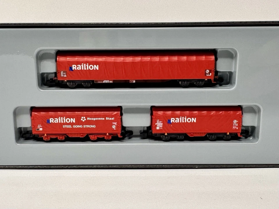 Marklin Mini-Club Z-Scale 82522, Dutch “Railion” Freight Car Set New - Image 1 of 4