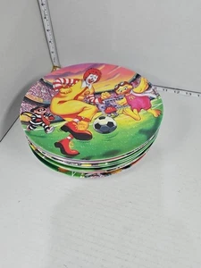 10 McDonalds Collectors Soccer Plates Ronald Hamburgler Grimace Birdie 2002 - Picture 1 of 5