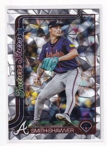 2025 Topps AJ Smith-Shawver #674 - Diamante Foil | Atlanta Braves - Picture 1 of 3