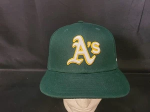 New Era 59fifty Oakland A’s Hat Official On-Field Cap Size 7 1/2 - Picture 1 of 11