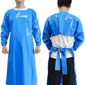 Wasserdichte Schürze mit langen Ärmeln, Sicherheitsschürze Arbeitsuniform für Herren & Damen... - Bild 1 von 7