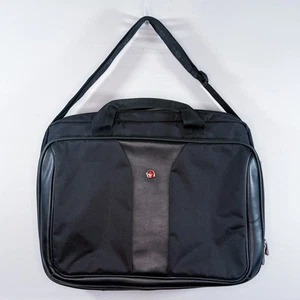 SwissGear Wenger Laptop Aktentasche schwarz 17" Computertasche Schultergurt - Bild 1 von 6