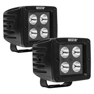 Westin HyperQ B-Force 3" 2x20W Square Spot Beam LED Lights LED Lights Foto 1 de 4