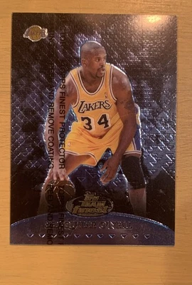 1999-00 Topps Finest - Team Finest Shaquille O'Neal #TF14 azul/1500 LAKERS C Foto 1 de 2