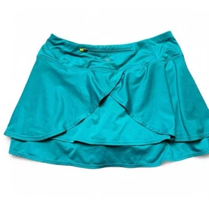Teal Athleta Skort with Built-in Shorts & Stretchy Waistband Size Small - Picture 1 of 9