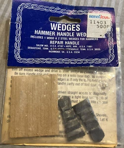Link Handle 04510-00 Hammer Handle Wood & Steel Wedges NEW - Picture 1 of 2