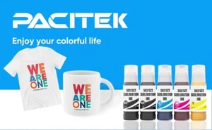 500L Pacitek Sublimation Ink Refilled Bottles 502/522 Fits Epson ET-2700 5pack - Picture 1 of 5