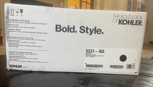 Fregadero de barra Kohler K-3331-NA Undertone Single Bowl Undermount S/S nuevo en caja - Imagen 1 de 6