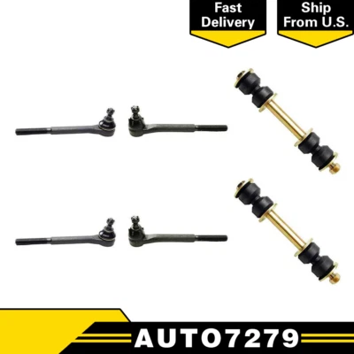 Mevotech 6pcs Front Steering Tie Rod End Sway Bar Link For 1965 Buick Special Foto 1 de 4