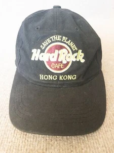 Cappello Hard Rock Cafe Nero Verde Regolabile Logo Hong Kong Casual Comfort Cap - Foto 1 di 12