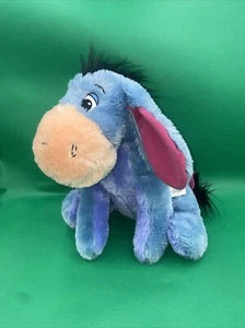 Disney Store Eeyore 10" Shaggy Plush Winnie The Pooh Stuffed Animal Remove Tail - Picture 1 of 6