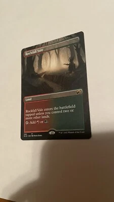 1x NM Borderless Rockfall Vale - Innistrad: Midnight Hunt [MTG] - Image 1 of 4