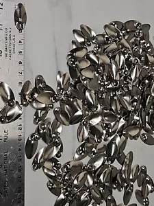 IN-LINE SPINNER BLADES Size 3 NICKEL 25 PACK - Picture 1 of 3