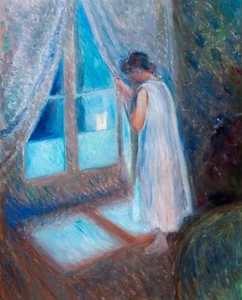 Print or Canvas -The Girl by the Window (1893) by Edvard Munch - Bild 1 von 1