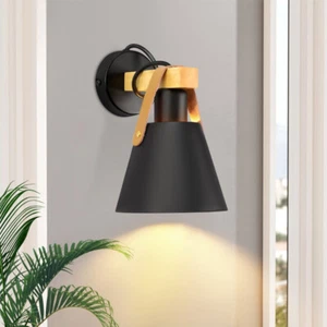 Wandlampe E27 Wandleuchte Innenlampe Flur Bettlampe Wandlicht Strahler Leuchte - Bild 1 von 16