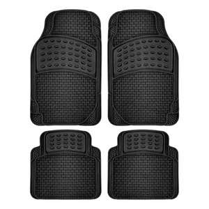 For All Hyundai Sedan Car Floor Mat 4pcs Set Heavy Duty Custom Black - Picture 1 of 10