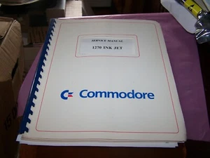 Commodore 1270 Ink Jet Service Manual PN-314260-01 November, 1990 - Picture 1 of 4