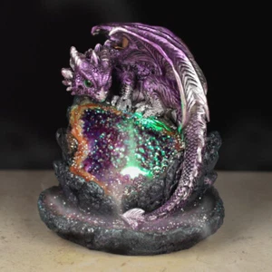 Crystal Cave Baby Dragon LED Backflow Incense Burner - Brand New & Boxed - Picture 1 of 2