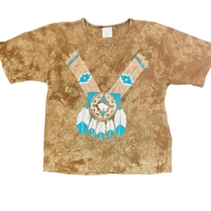 Vintage Cactus Bay Apparel by Lynee 1990s Tie Dye Size L Southwest Design - Picture 1 of 8