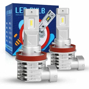 2X H11 H8 H9 LED Headlight Light Bulbs Low Beam Fog Lamp White High Power - Foto 1 di 6