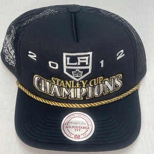 MITCHELL & NESS NHL GOLDEN CHAMPS TRUCKER LA KINGS SNAPBACK CAP HAT GORRA - Picture 1 of 5