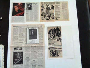 VAMPIRES ON TV MOVIES & SERIES ORIGINAL CLIPPINGS + COPIES DRACULA THRILLER + - Picture 1 of 2