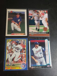 MLB Rookie Card Lot Of 4 - Brett Boone, Troy Glaus, Jason Kendall, Juan Gonzalez