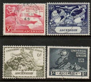 ASCENSION 1945 U.P.U CENTENARY USED SET 4  [#5402] - Imagen 1 de 1