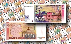 7 -LUDWIGSLUST-PARCHIM MV 000-Euro-Schein Nullhundert € - 0 Euro Schein PQ - Bild 1 von 2