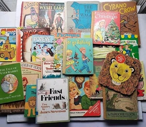 Kinderbuch Lot 22 Cyrano Die Krähe Klassiker Märchen Kinderreim Vintage - Bild 1 von 24