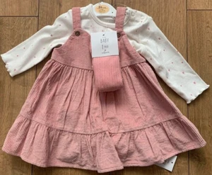 DRESS, TOP & TIGHTS BABY GIRL 3 - 6 MONTHS BNWT - Picture 1 of 3
