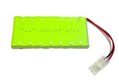 9.6V 8s AA NiMH 1800mAh Rechargeable Battery SMR Marine Radio Toys Tamiya Plug - Image 1 of 4