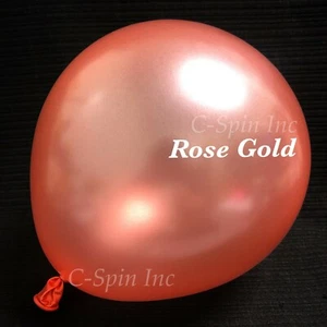 12 inch 100x Rose Gold Pearl Latex Thick Party Balloons Birthday Helium Float US - Picture 1 of 2