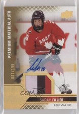 2022 Upper Deck Team Canada Juniors Women's WC 3/199 Sarah Fillier Patch Auto