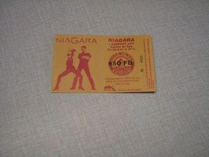 NIAGARA TICKET DE CONCERT BELGIQUE SPA - Picture 1 of 1